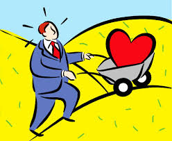 wheelbarrow heart